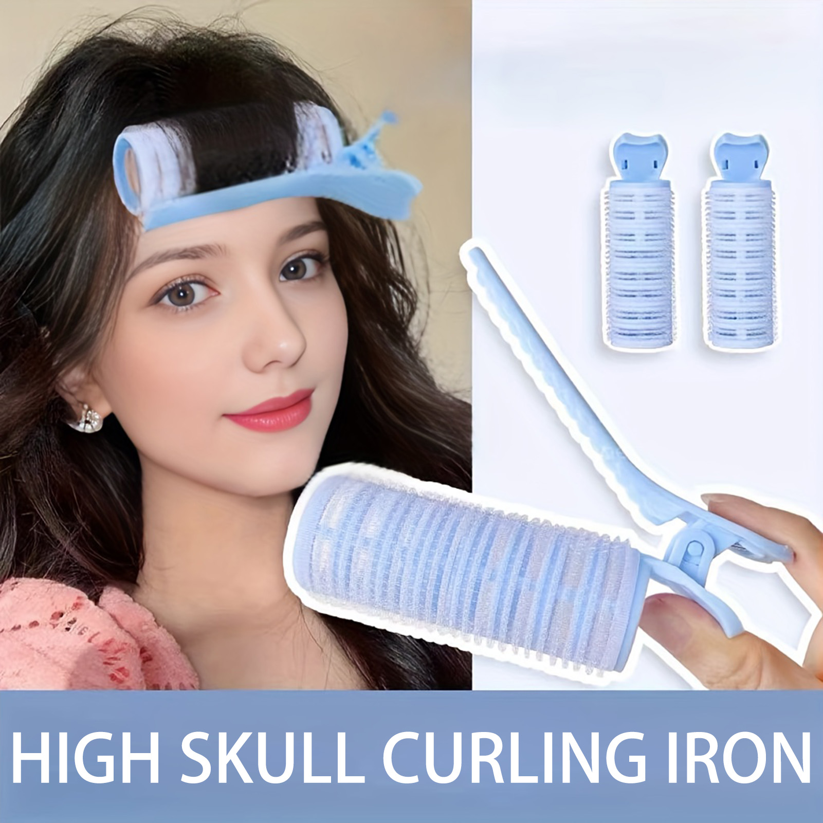 Planchas rizadoras con flequillo, rulos de pelo perezosos, Clips de peinado esponjosos, rizador sin calor de aire durante la noche, accesorios para peinados DIY