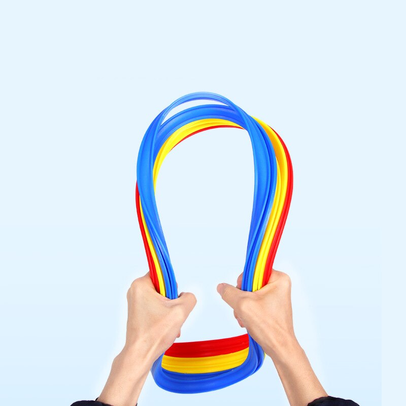 Kinderen Sport Speelgoed Hopscotch Ring Rooster Kleuterschool Leuk Spel Gevoel Training 10 Ronden 10 Gesp Ouder-kind Outdoor speelgoed