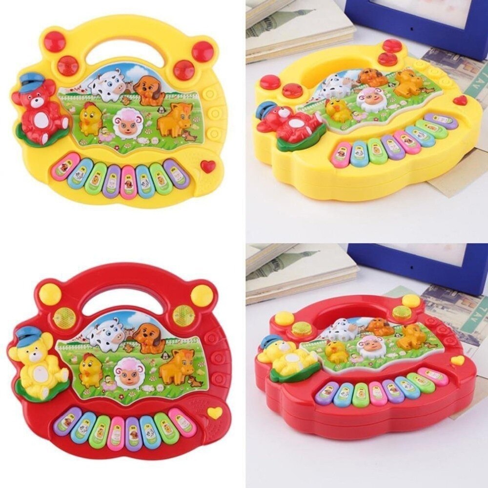 Baby Kids Musical Educational Piano Animal Farm Developmental Music Toy Retail Box