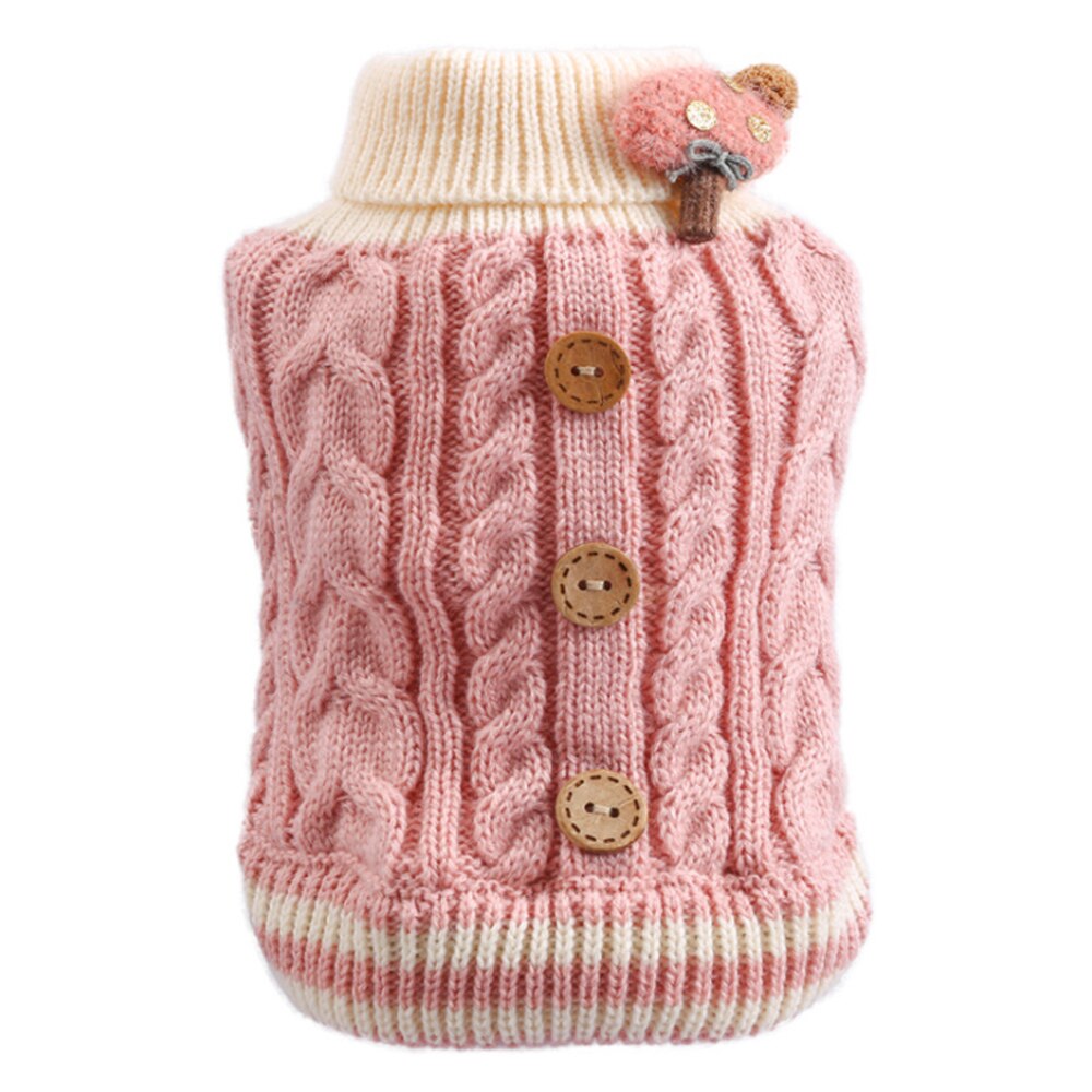 Roupas de cachorro para cães pequenos roupas de cachorro quente roupa de cachorro casaco de inverno roupas de cachorro macio para cães pequenos chihuahua: Pink / L