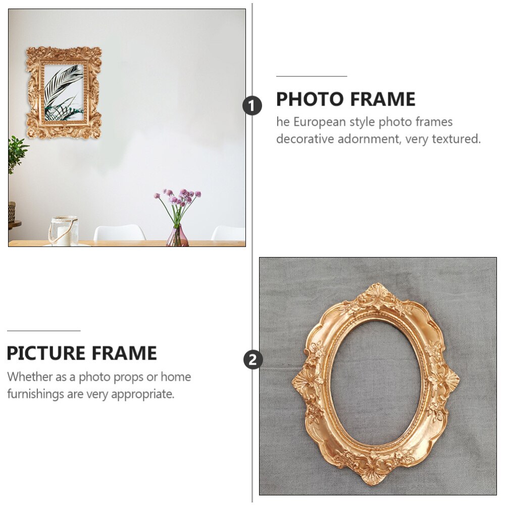 5pcs European Style Photo Frames Desktop Photo Frame Photo Props