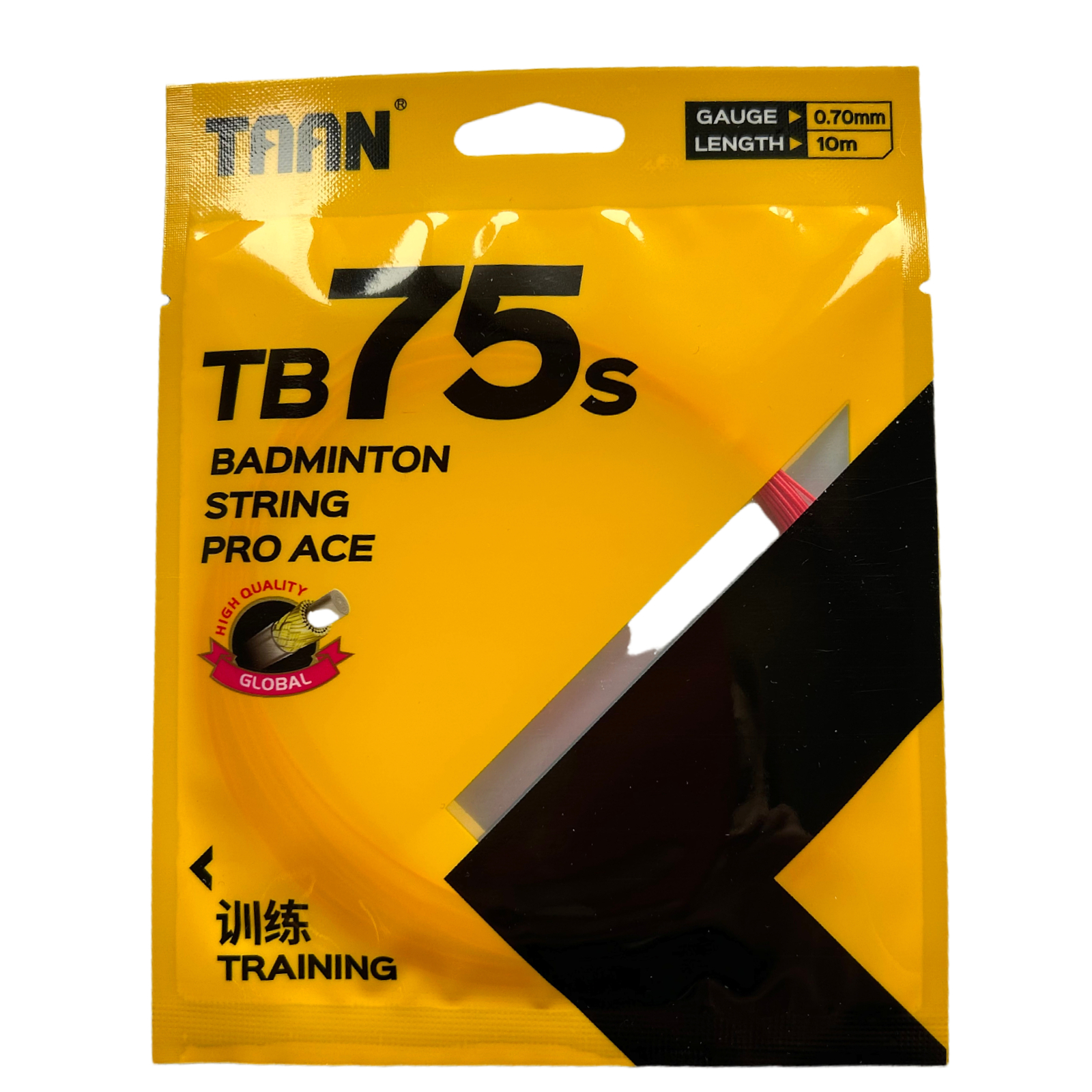 10pcs TAAN PRO ACE BT75S Badminton Racket String Durable Training String Badminton Racquet TB75 0.70mm 10M