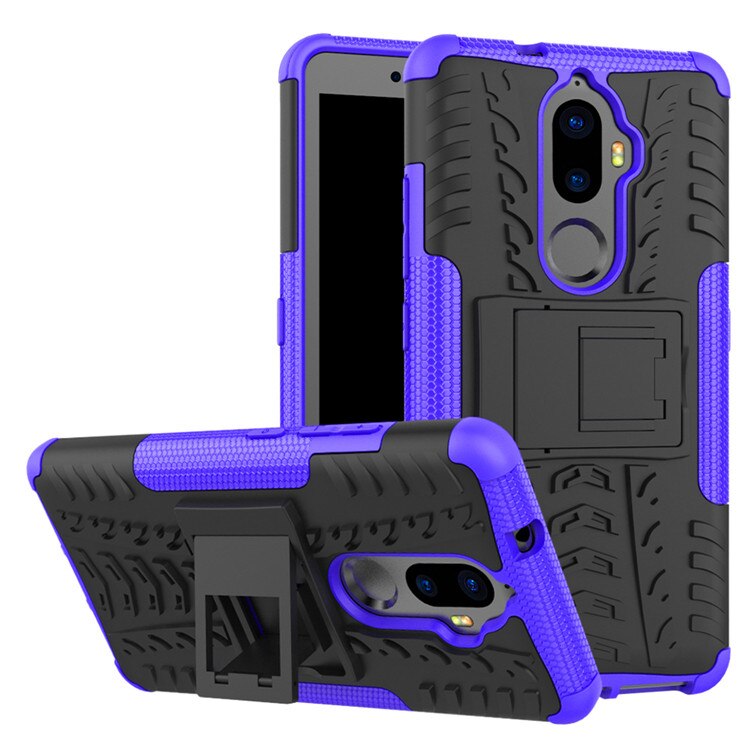 Hoesje voor lenovo  k8 , hybride schokbestendige behuizing van tpu + pc, telefoonstandaard, hoesje voor lenovo  k8 plus, hoesje voor lenovo  k8 note, telefoonhoesjes: Voor lenovo  k8 notitie / Violet