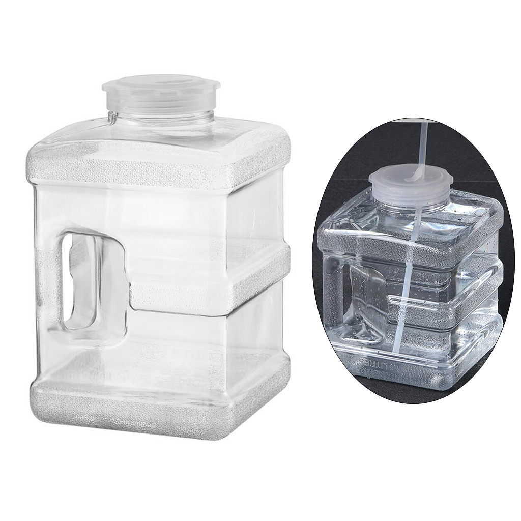 Grand conteneur carré de stockage d&#39;eau étanche, conteneur de bouteille de stockage d&#39;eau, lavage de voiture de Camping: 10L