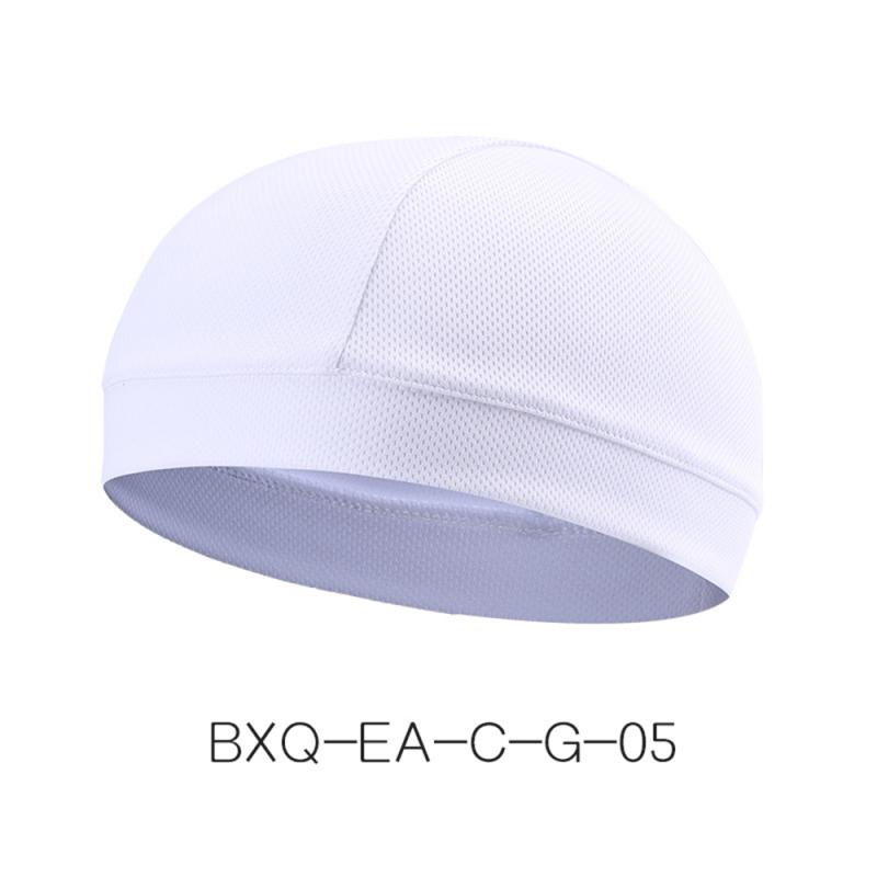 Motorcycle Helmet Inner Cap Cool Quick Dry Breathable Hat Racing Cap Helmet Beanie Cap Riding Helmet Car Accessories: White