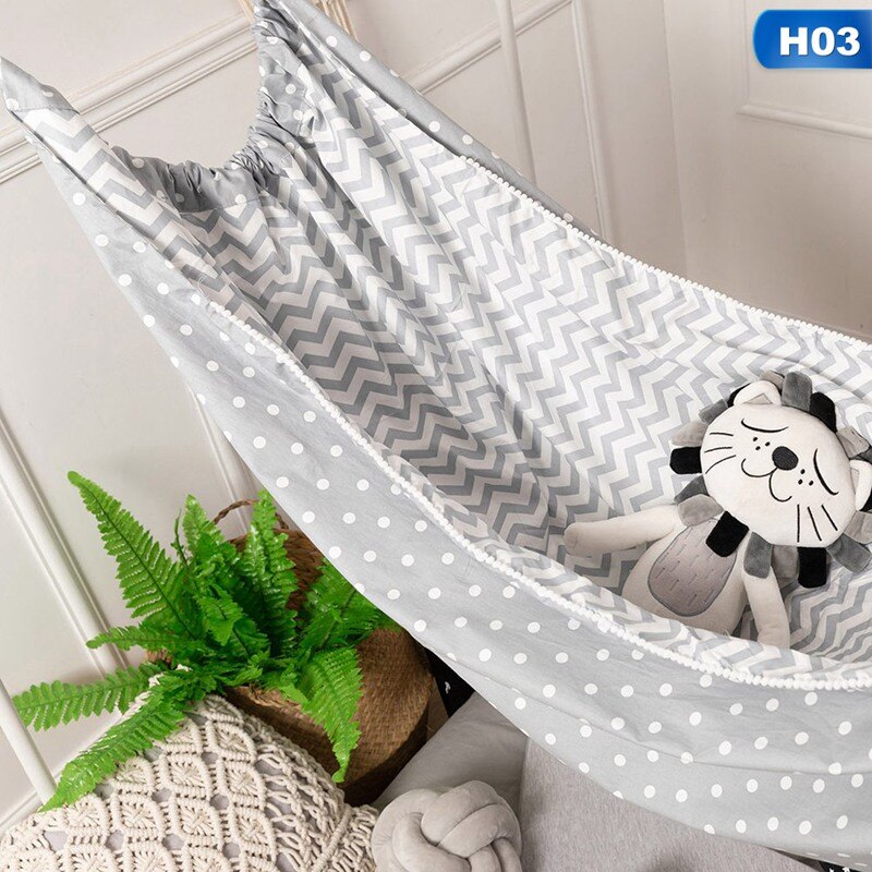 Kids Cotton Cartoon Hammock Swing Baby Hammock For Crib Child Hammock Swing Baby Rocking Chair Indoor Outdoor Hanging Basket: 3
