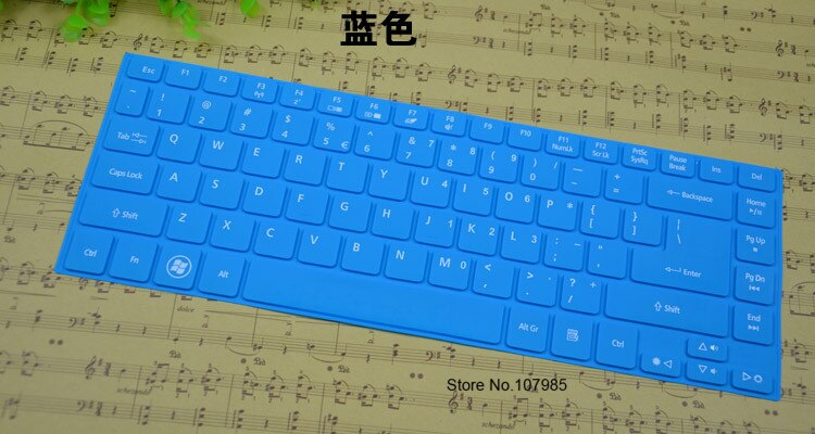 14 cal klawiatura pokrywa Protector dla Acer Aspire ES1-411 ES1-431 TMP245 E5-472G 4755G E5-471 421 E1-472 ES1 411 V5-471: AllBlue
