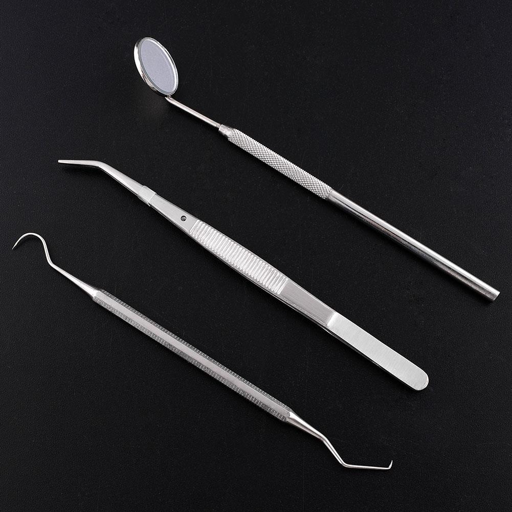 Raspador de calculadora de sarro Dental y juego de herramientas de escarificador de espejo Dental