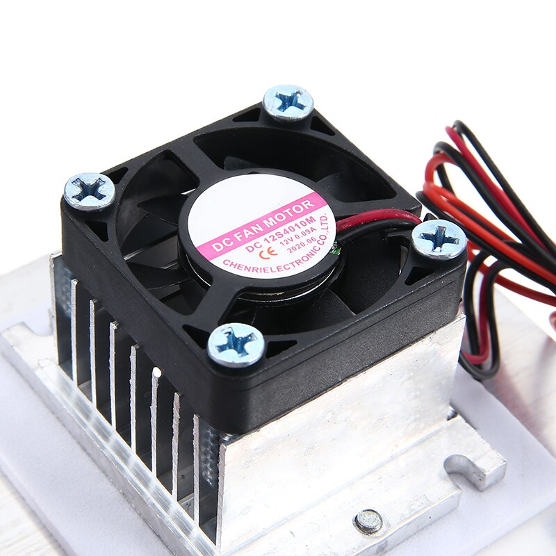 DIY Kit Thermoelectric Peltier Cooler Refrigeration Cooling System Heat Sink Conduction Module and Fan