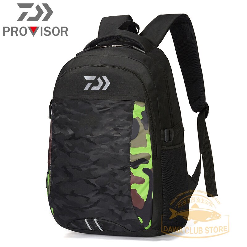 Waterproof Fishing Backpack Toolkit Camping Mountaineering Picnic Travel Backpack Multipurpose Night Reflection Fishing Bag: QT-3