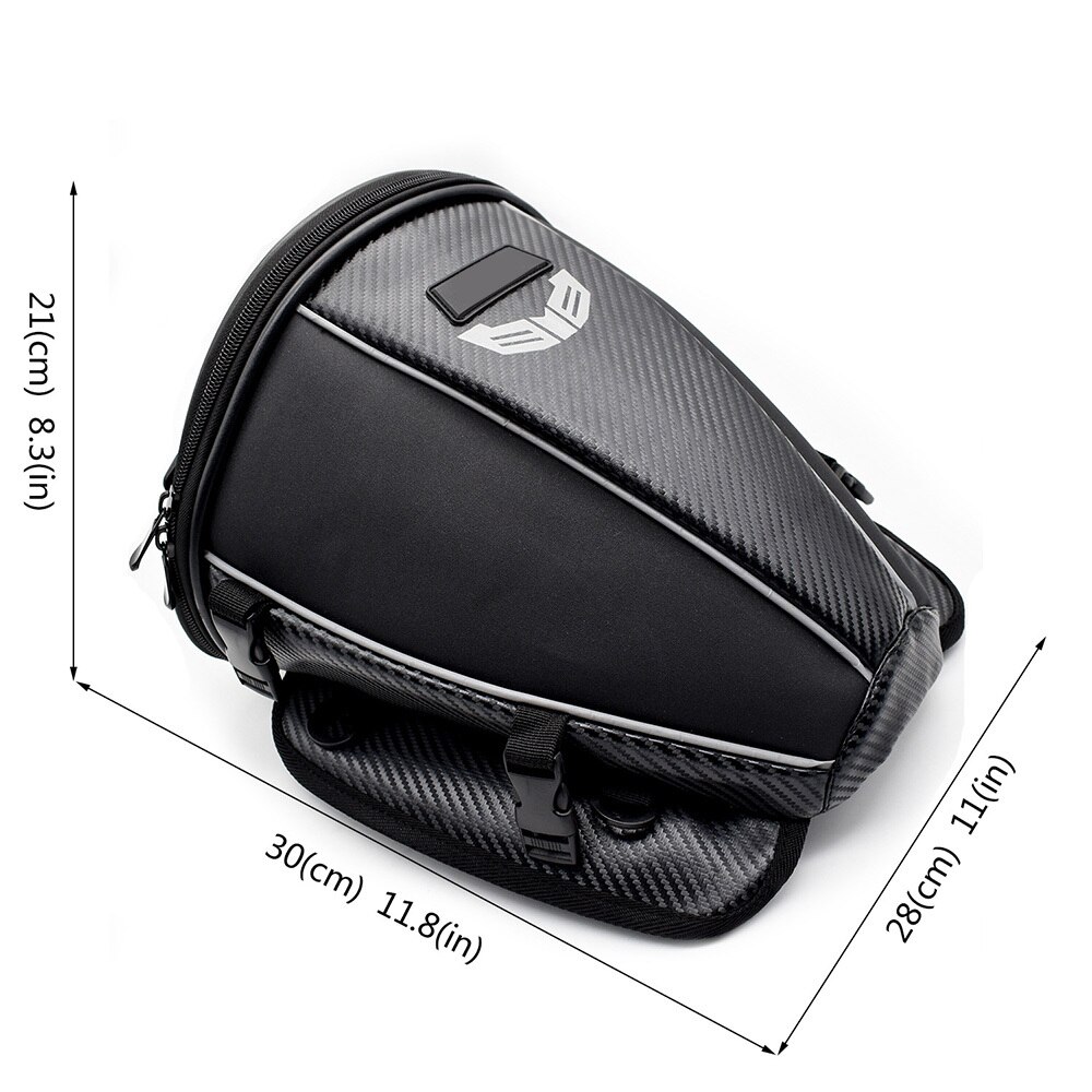 Waterproof Motorcycle Tail Bag Multi-Functional Durable Rear Motorcycle Seat Bag High Capacity Motorcycle Rider Backpack