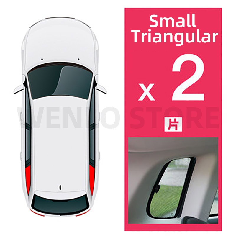 Magnetic Car Side Window Sunshade For Benz A B E S Class W169 W176 W246 W245 W222 W213 W212 L Shade Sun Mesh Cover: Triangle Window