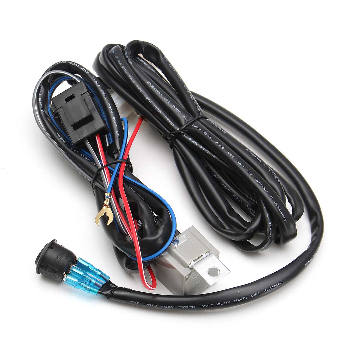 Universal 2 seats 4pcs 12v car carbon fiber High/Low heated seat heater pad switch kit Round Switch Winter Warmer Seat Covers