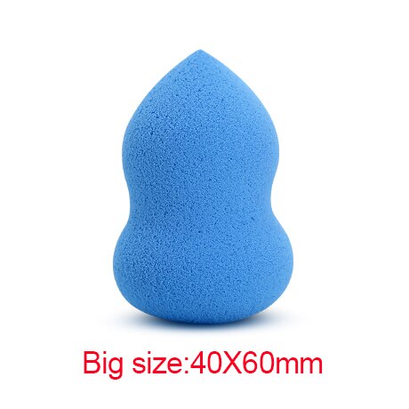 Cocute Makeup Sponge Beauty Cosmetic Puff Foundation Facial Makeup Soft Powder Puff Make Up Sponge: Large Blue