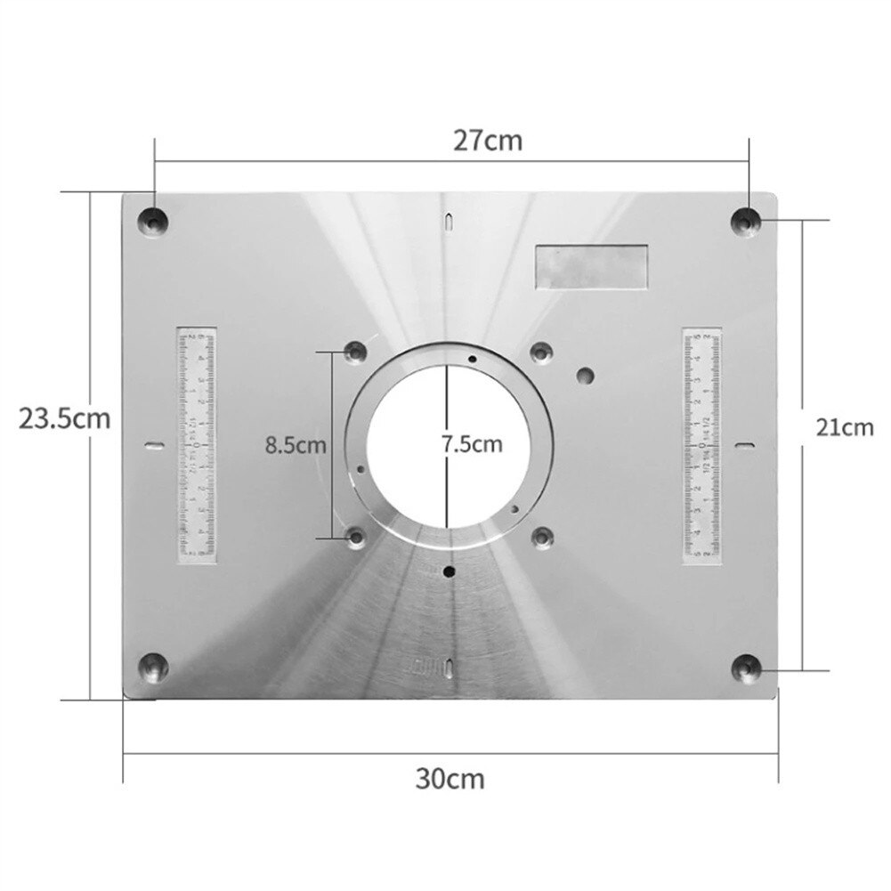 Plaque D'insertion Pour Table De Routeur Trend - Phénolique Rigide