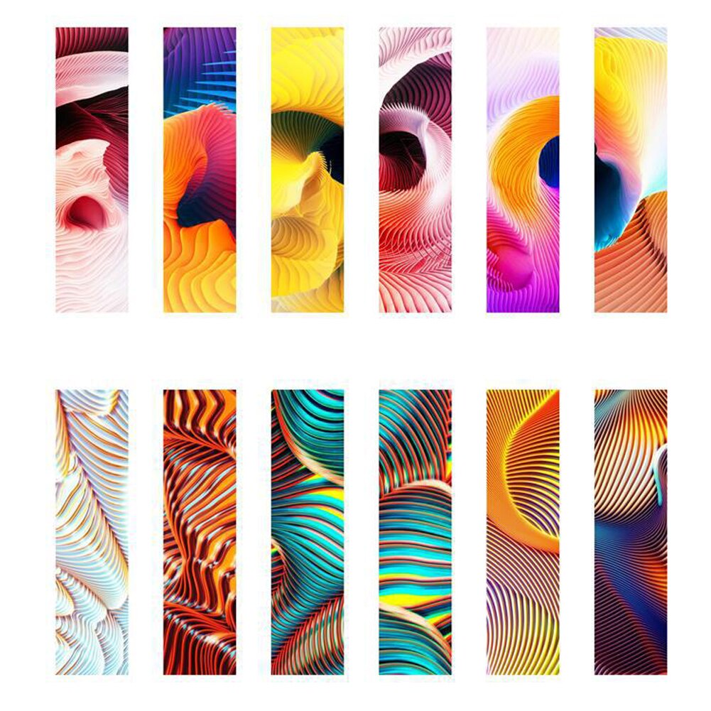 10/20 pcs Texture Strip Toy Anti Stress Calming Texture Strip Adhesive Adult Teen Desk Classroom Anxiety Relief Gradient Style: 10pcs Random Color