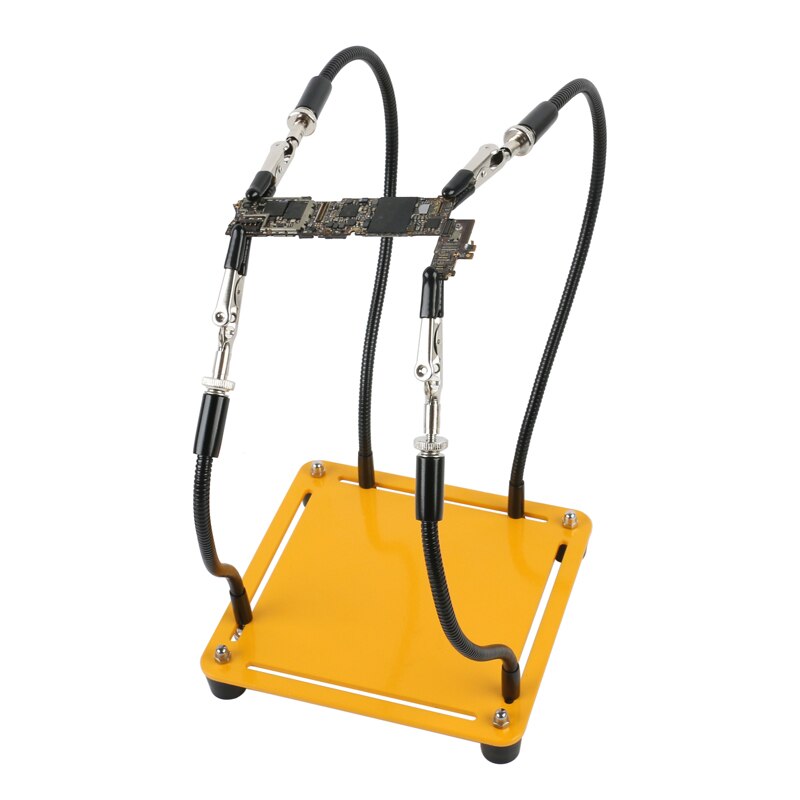 Adjustable Arm Alligator Clip Magnetic PCB Holder Fixture Clamp Plate Jig For Phone PCB Soldering Repair