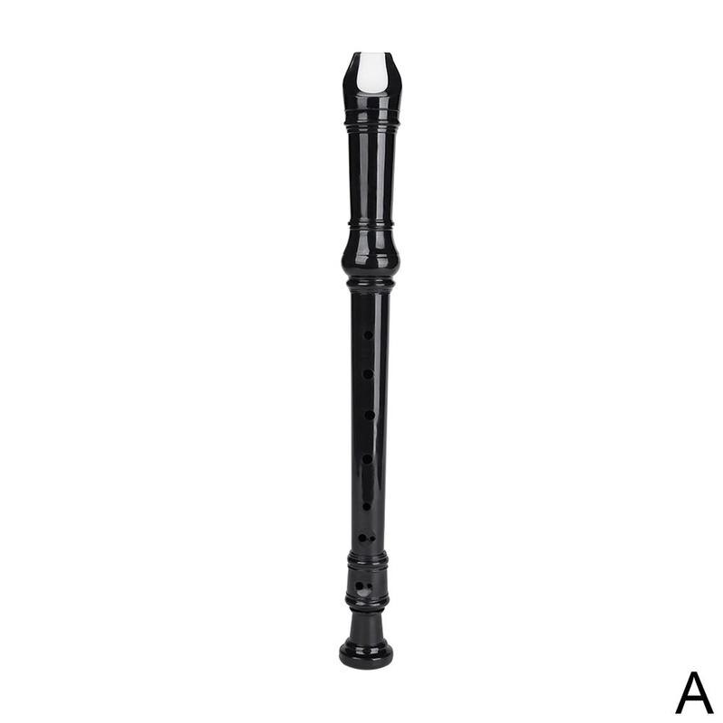 ABS Flute Clarinet Recorder Soprano Long Flute Baroque Beginner Recorder Fingering Accessories Instrument Musical Flute Sup P8A2: A