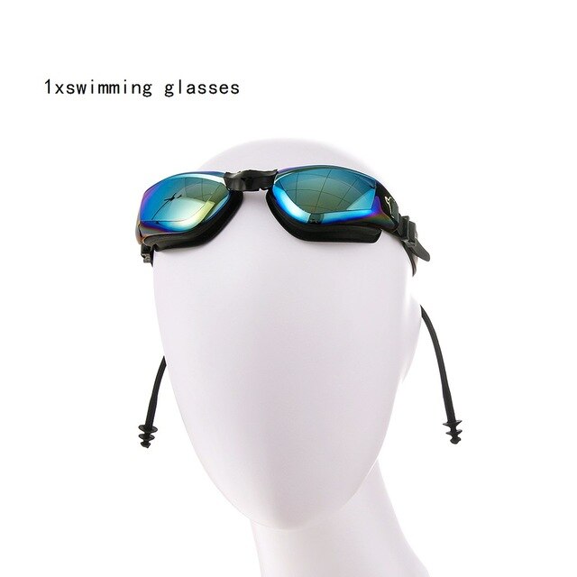 Full Face Diving Mask Anti-Fog Snorkeling Mask Underwater Scuba Swimming Mask Glasses Snorkel Dive Equipment for Adult Kid #2: Swimming Glasses / S/M