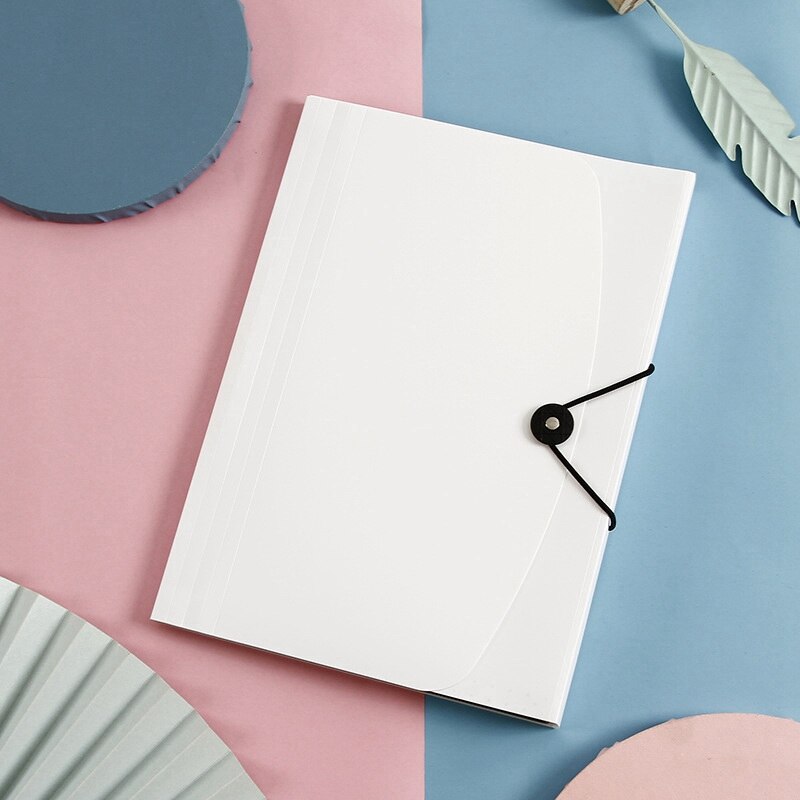 3Pc Pocket Expanding File Folder with Pockets Plastic Accordion File Organizer with Tab Stickers for Document Paperwork