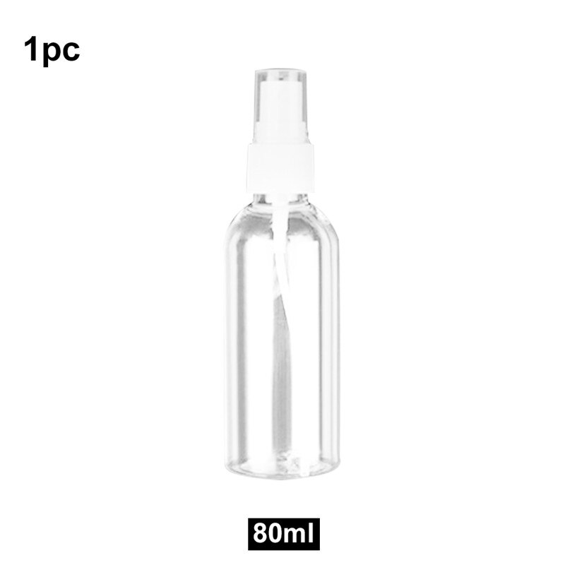 20/30/50 / 100ml Portable Refillable Bottles Travel Container Atomizer For Clear Plastic Perfume Bottle Empty Small Sprayer Jar: 80ml