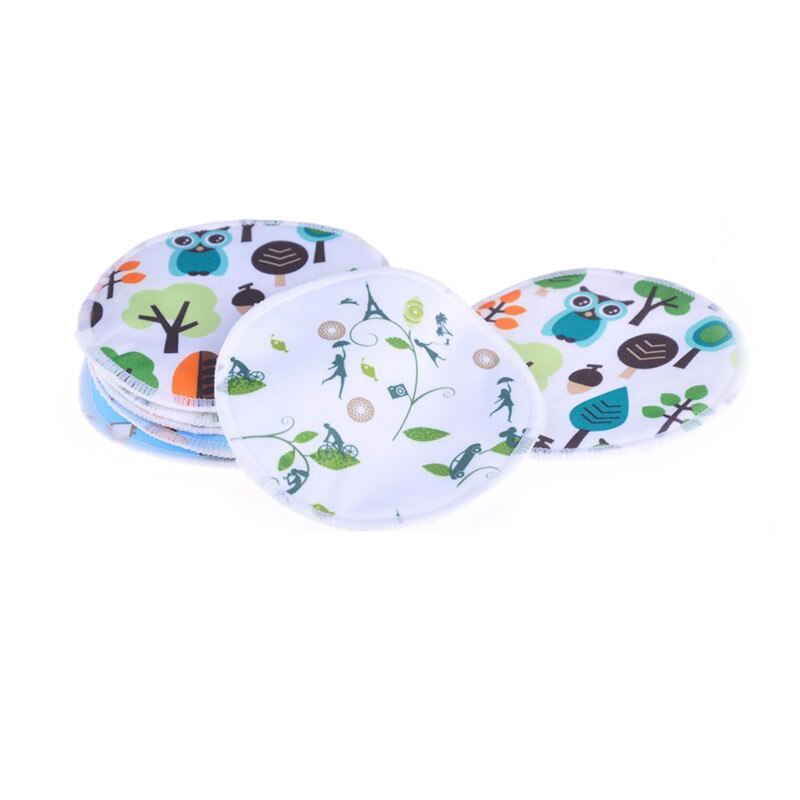 1 Pcs Bamboevezel Borst Pad Nursing Pads Mum Wasbare Waterdicht Zwangere Bamboe Stof Materiaal Binnenste 12Cm