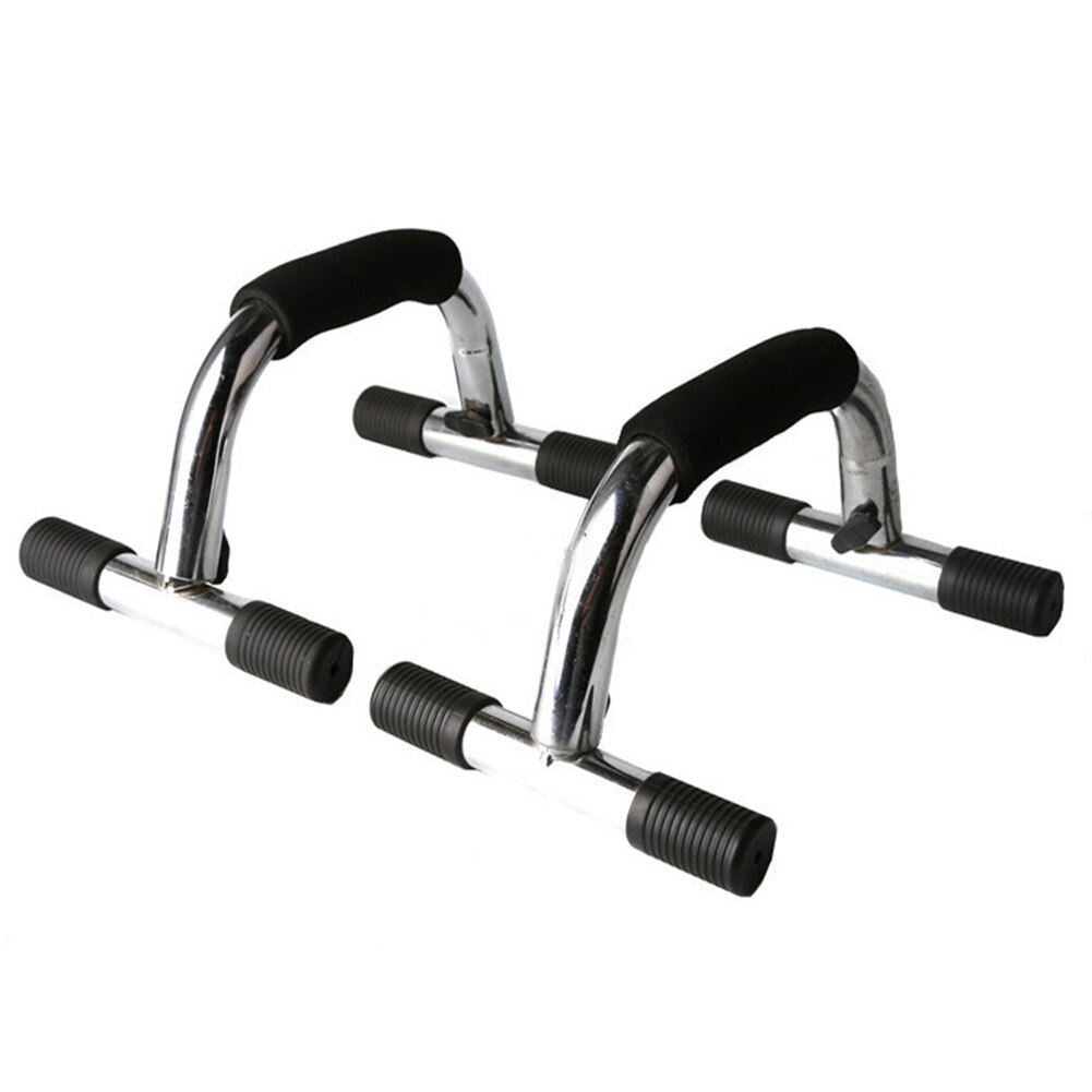 1pair Push Up Stand Home Gym Grip Handle Body Building Non-Slip Ergonomic Bar I Shaped Arms Chest Muscle Training Exercise Racks