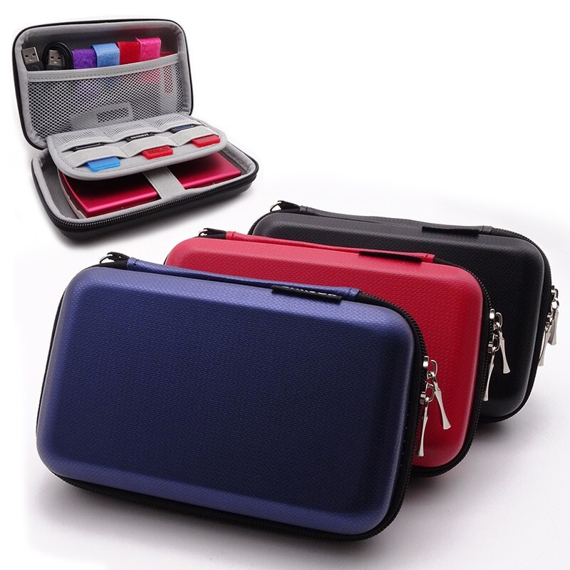 2.5&quot; Hard Disk Case Portable HDD Protection Bag for External 2.5 inch Hard Drive/Earphone/U Disk Hard Disk Drive Case