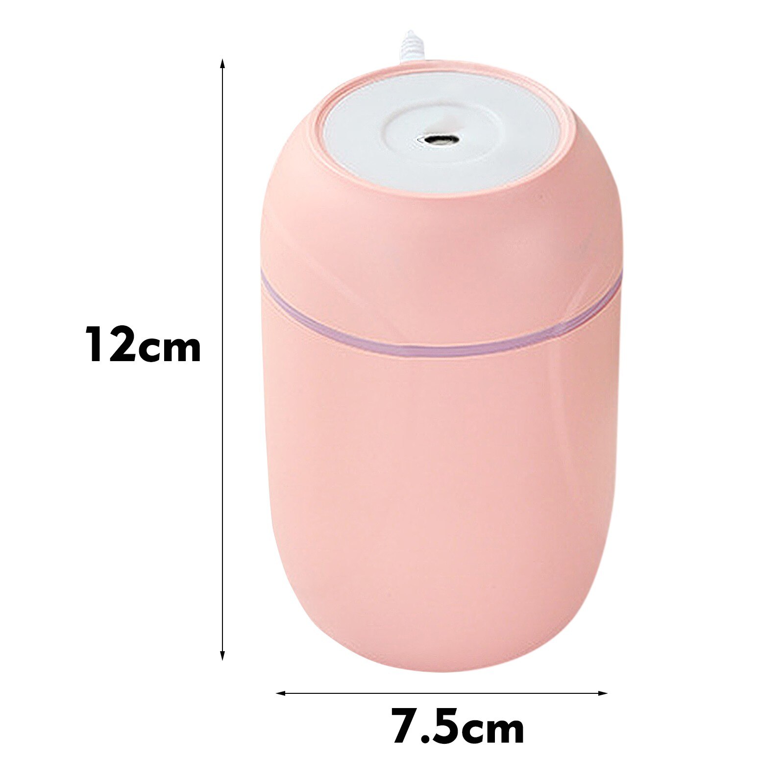 300Ml Cool-Mist Waaier Luchtbevochtiger Aroma Diffuser Nano Spray Led Licht Levensduur Batterij Stille Huishoudelijke Luchtbevochtigers 25 #