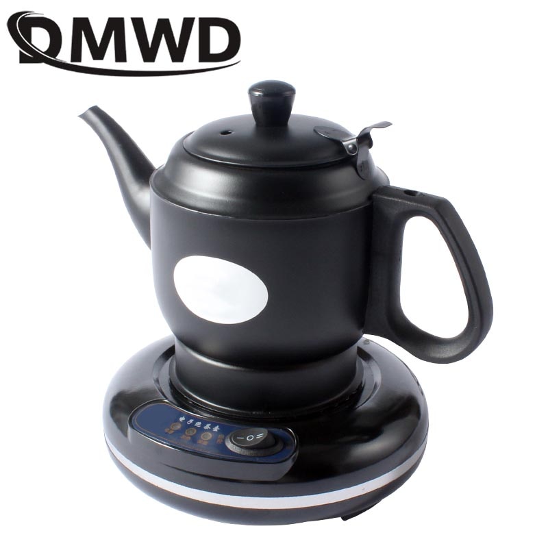 DMWD Stainless steel Thermal insulation electric kettle teapot 0.7L 450W automatic water heating boiler tea pot EU US plug