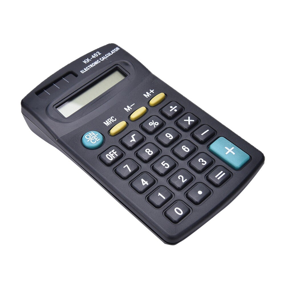 1PC Desktop General Purpose Black 8 Digit Calculator For Office Working No Battery