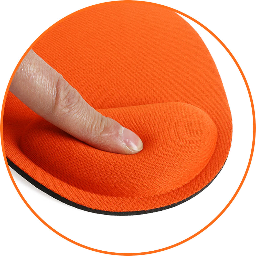 Alfombrilla ergonómica para ratón con reposamuñecas, cómoda soporte para muñeca, antideslizante, suave y grueso, para PC, portátil y ordenador, 1 ud.