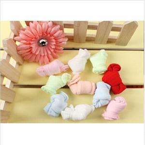 10 Pcs = 5 Pairs Pasgeboren Baby Leuke Sokken Voor Baby 'S Snoep Kleur Sokken Baby Voor 0-24 Maanden baby Willekeurige Kleur