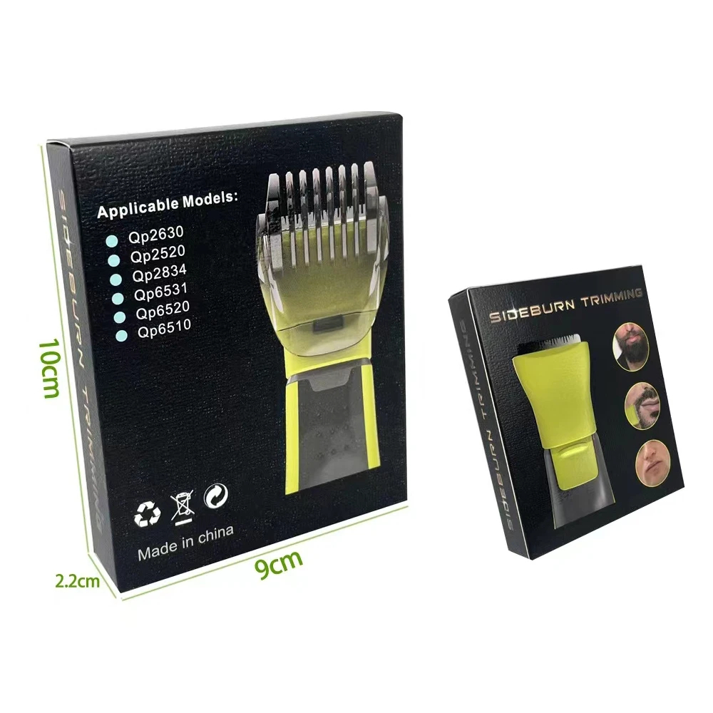 Cuchillas para recortar patillas, una hoja QP2520 QP2630 QP2834 QP6510 QP6520 QP6531, recortadora de barba eléctrica híbrida