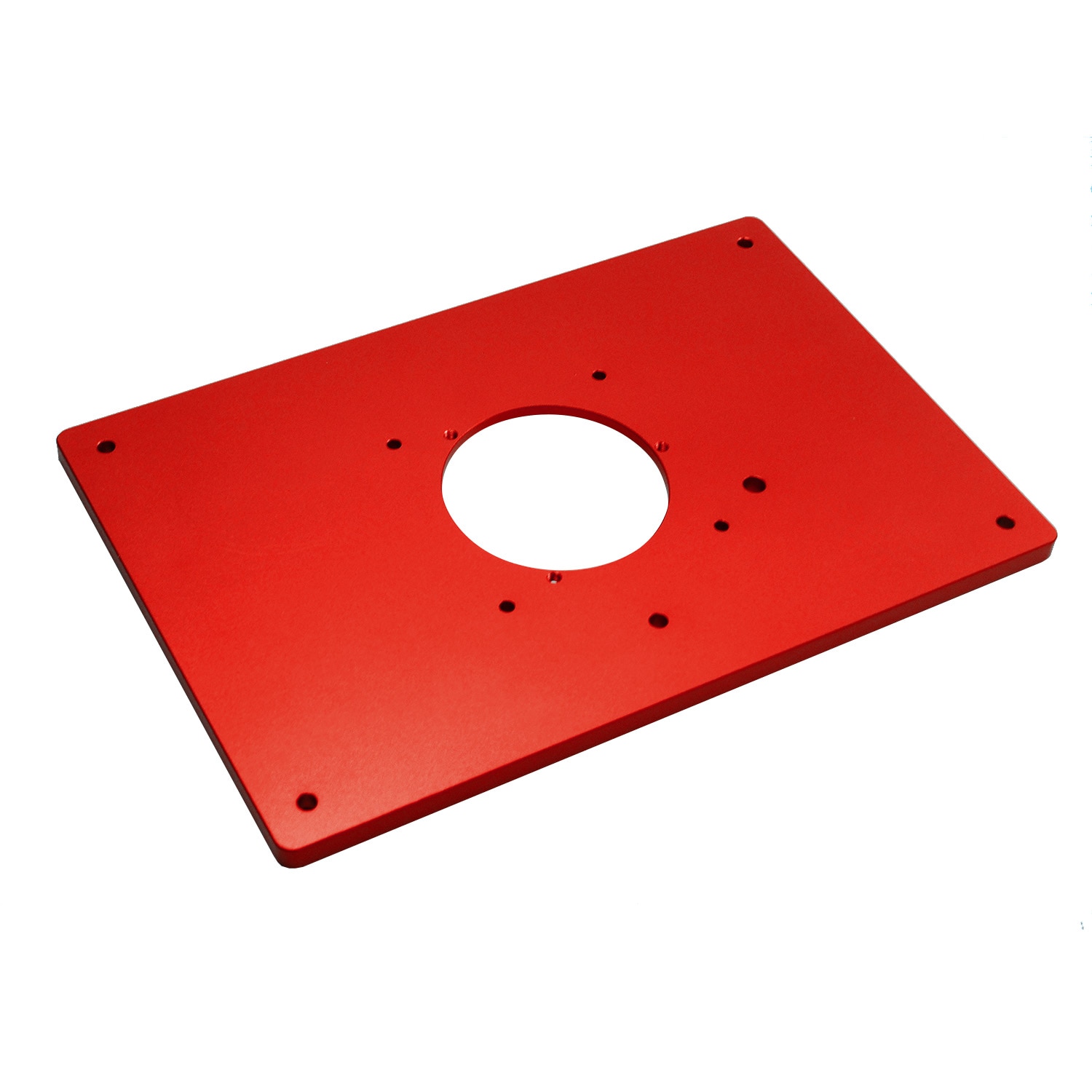 Universal Router Table Saw Insert Base Plate Kit Red Board Trimming Machine Flip Board for Woodworking