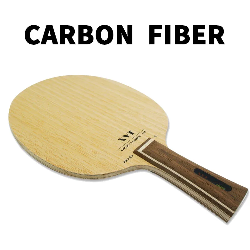 XVT Bogenschütze-B Berufs Kohlenstoff Tischtennis paddel/Tischtennis Klinge/tischtennis Schläger senden Rand Band Freies