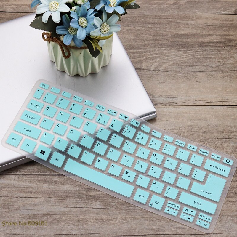 Laptop Silicone Keyboard Cover Protector Skin For Acer Aspire 5 A514-52 A514-52K A514-52G A514-52KG A514 52G 52K 52 14'' 8565U: Sky blue