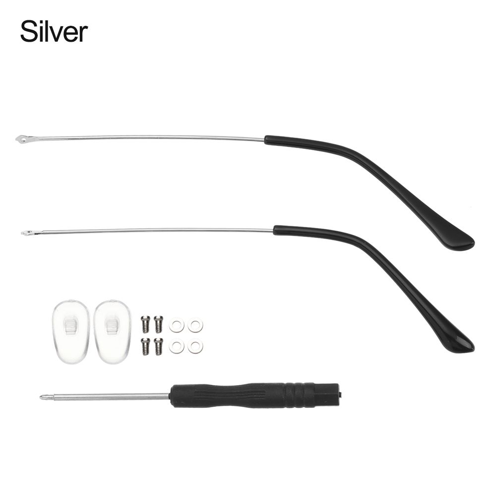 1 Pair Glasses Metal Replacement Leg Temple Arm Eyeglasses Frame Anti-Slip Glasses Frame Repair Eyewear Accessories Universal: Red