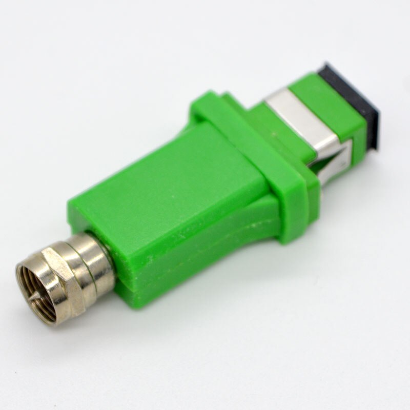 Receptor de fibra óptica CATV FTTH 1550nm SC/PC/APC, adaptador pasivo, Opto convertidor de señal, salida F macho/hembra, 10 Uds.,: SC APC Male