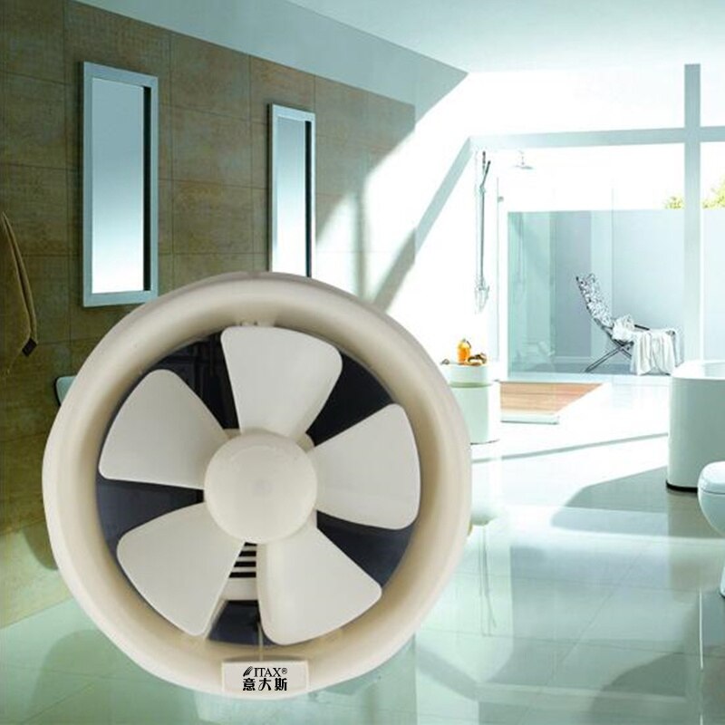 .Wall Mount Exhause Fan Bathroom 6inch Round Air Ventilation Blower Exhauster PC15-3-1