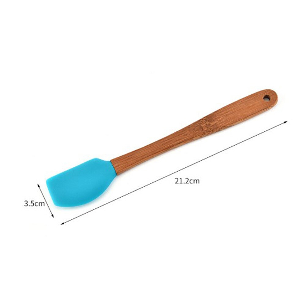 5 Stks/set Cake Siliconen Spatel Set Pastry Brush Lepel Deeg Fondant Boter Non-stick Schraper Koken Bakken Keuken Bbq gereedschap