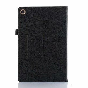 PU skórzane etui do Samsung Galaxy Tab A7 SM-T500 T505 odwróć stojak etui Tablet Fundas dla samsung galaxy tab A 7 10.4 2020 przypadku: Black
