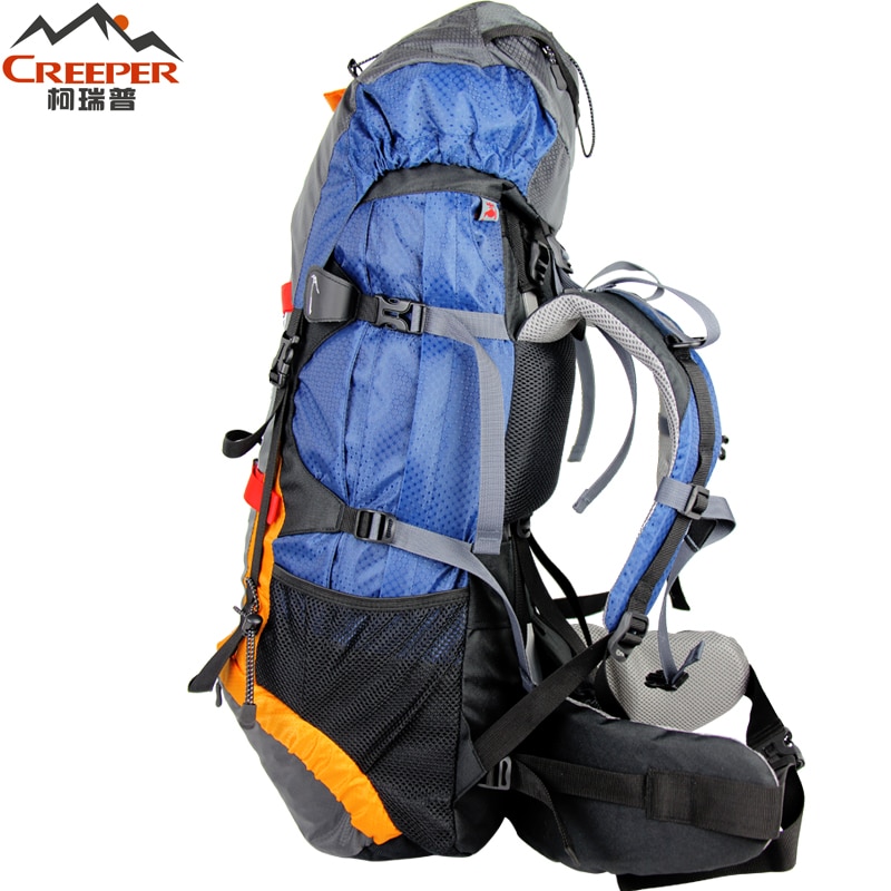 Creeper Uomini Zaino In Nylon 60L Impermeabile Zaini Cornice Esterna di Alta Qualità Borsa Da Viaggio Arrampicata Escursione di Campeggio del Sacchetto di Montagna