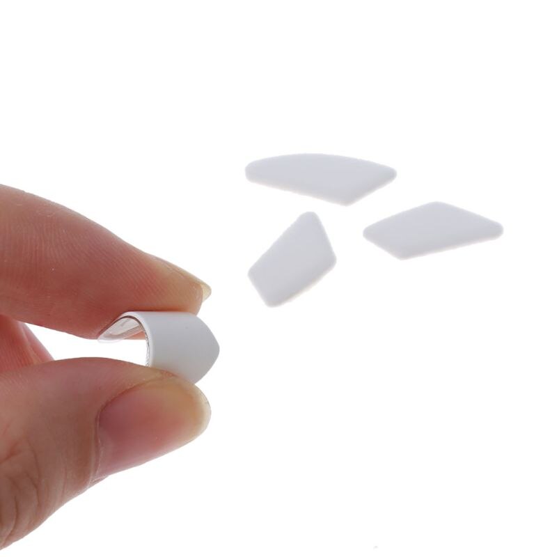 1 set/pack Enhanced Tiger Gaming Mouse Skates Feet For Glorious Model D White Glides Curve Edge Enhanced C26
