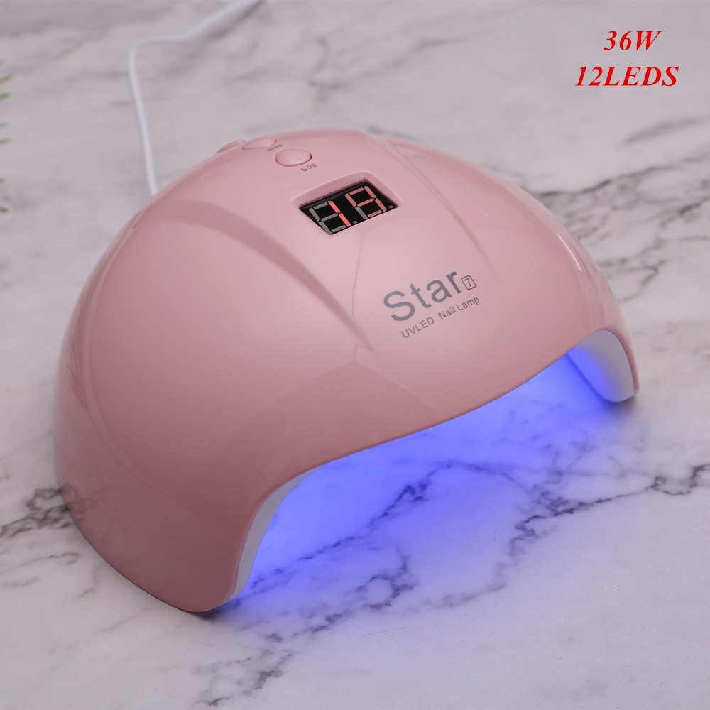 36 W/45 W UV LED Nagel Lamp Mini Nail Dryer Voor Polish Curing Nail Manicure USB Connector nagel Lamp Met Timer Instellen