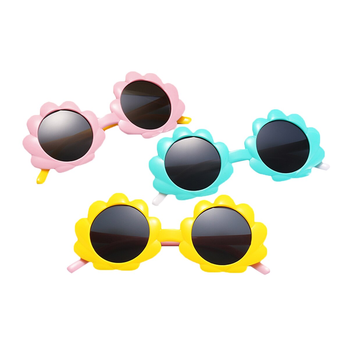 Meisjes Anti-UV400 Zonnebril Jongens Ronde Zonnebloemen Zonnebril Frame Kids Rekwisieten Kinderen Speelgoed Accessoires Outdoor