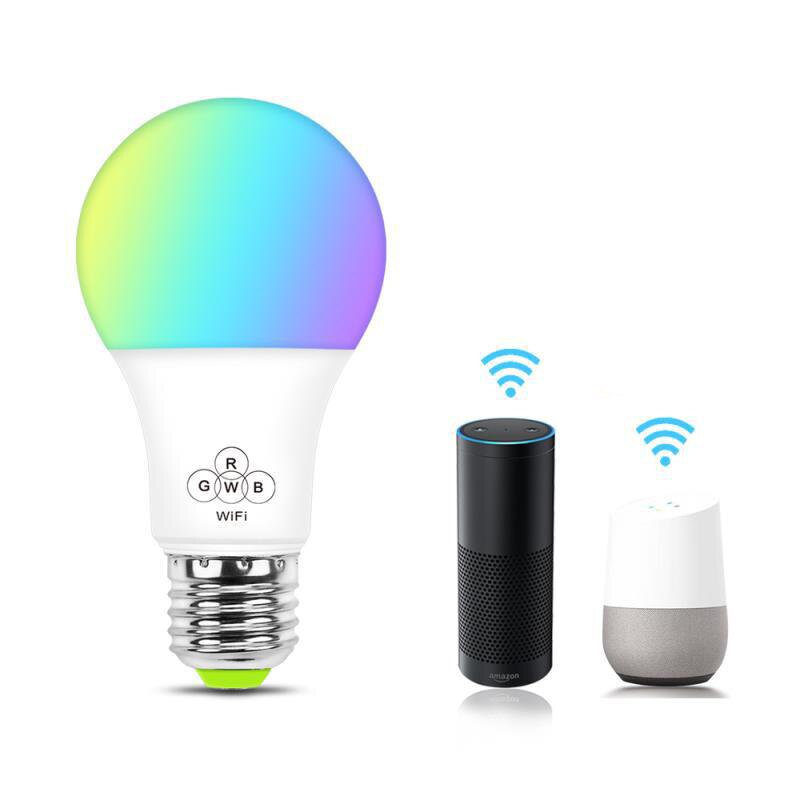 Smart WIFI Light Bulb RGB Remote Control LED Bulb Support Alexa Voice Control Remote Control