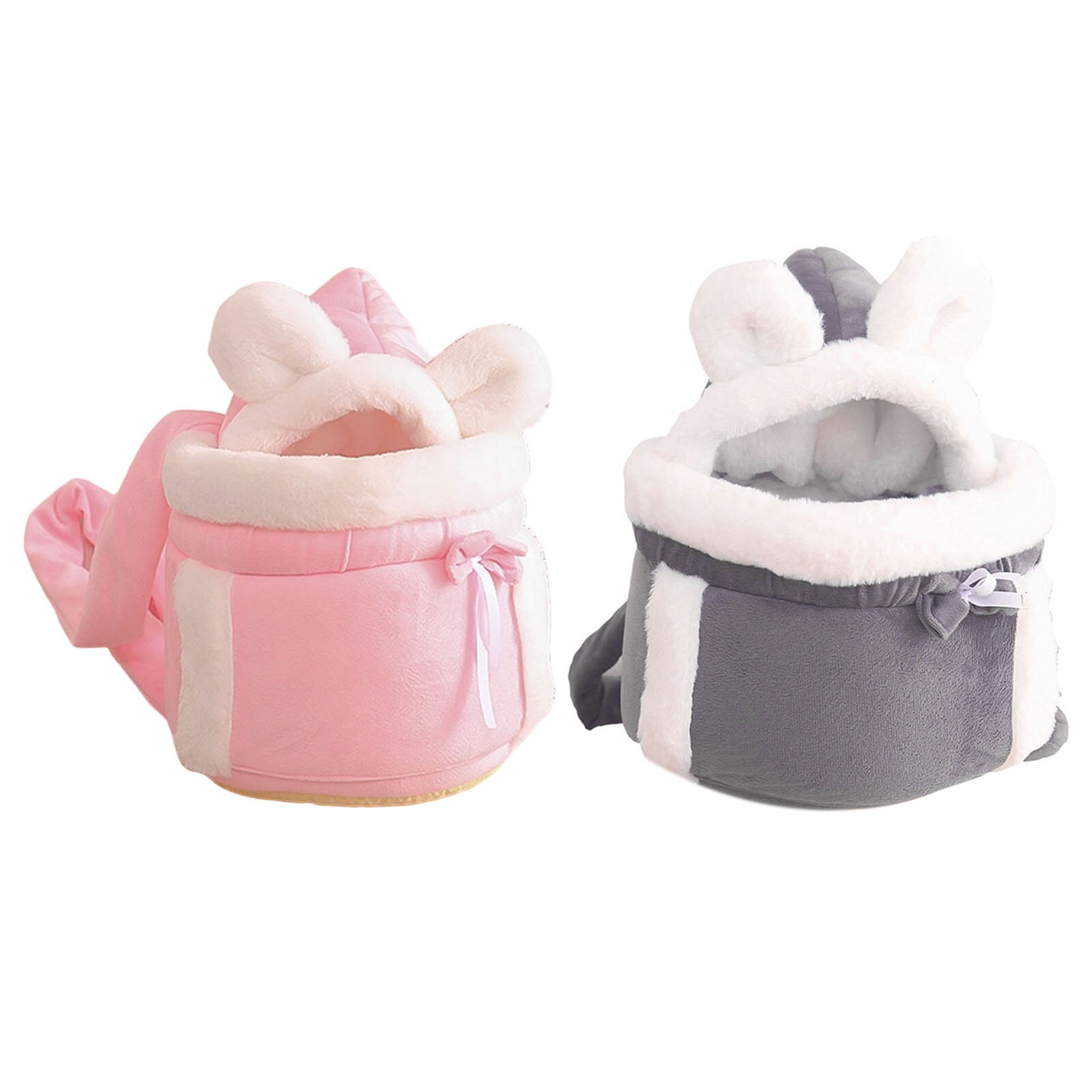 Borsa da trasporto per animali domestici calda zaino per cani di piccola taglia zaino per animali domestici in peluche invernale per viaggi tutto&#39;aperto borse da appendere per animali domestici 6kg portante