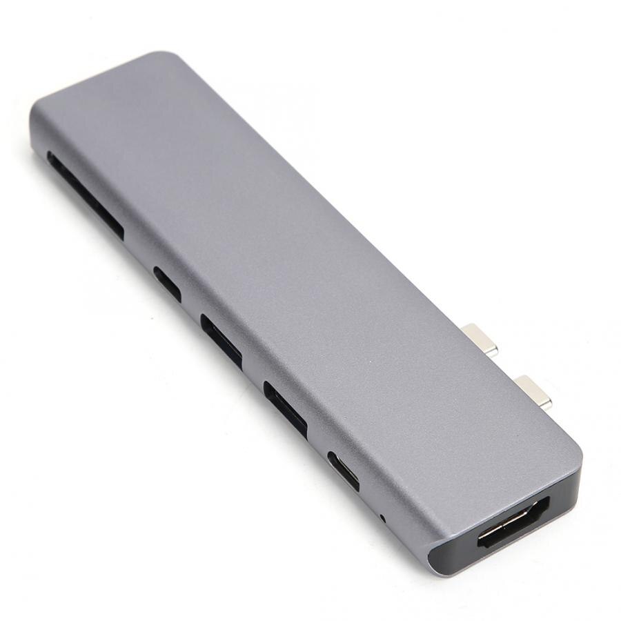 rfid reader 7-in-2 USB-C Hub 2 USB3.0 PD Charging USB C/F TF Memory Card Reader Adapter PD Charging Hub