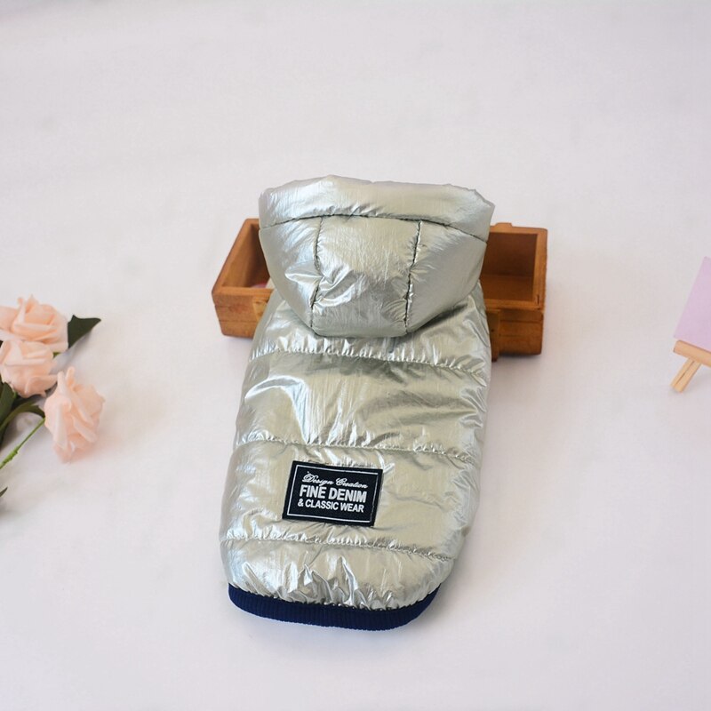 Wasserdicht Haustier Kleidung warm Hund Kleidung Jacke Französisch Bulldogge Mit Kapuze Mantel Welpen Katze Haustier Jacke Mantel Für Kleine Hunde Chihuahua